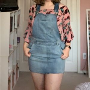 Denim Overall Dress